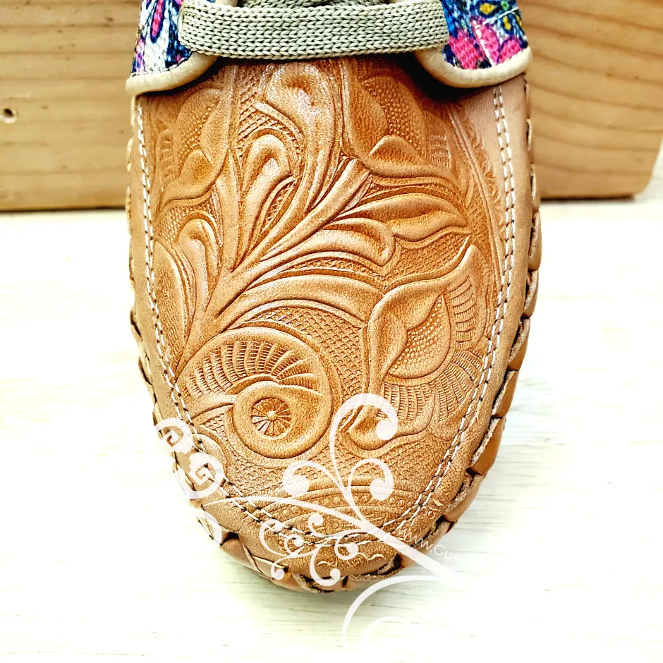 Otomi Birds - Loafers Artisan Leather Women Shoes