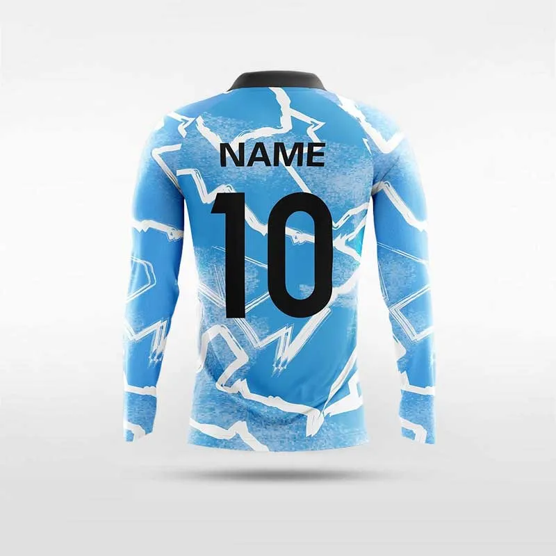 Pop Camouflage 4 - Customized Kids Sublimated Long Sleeve Soccer Jersey