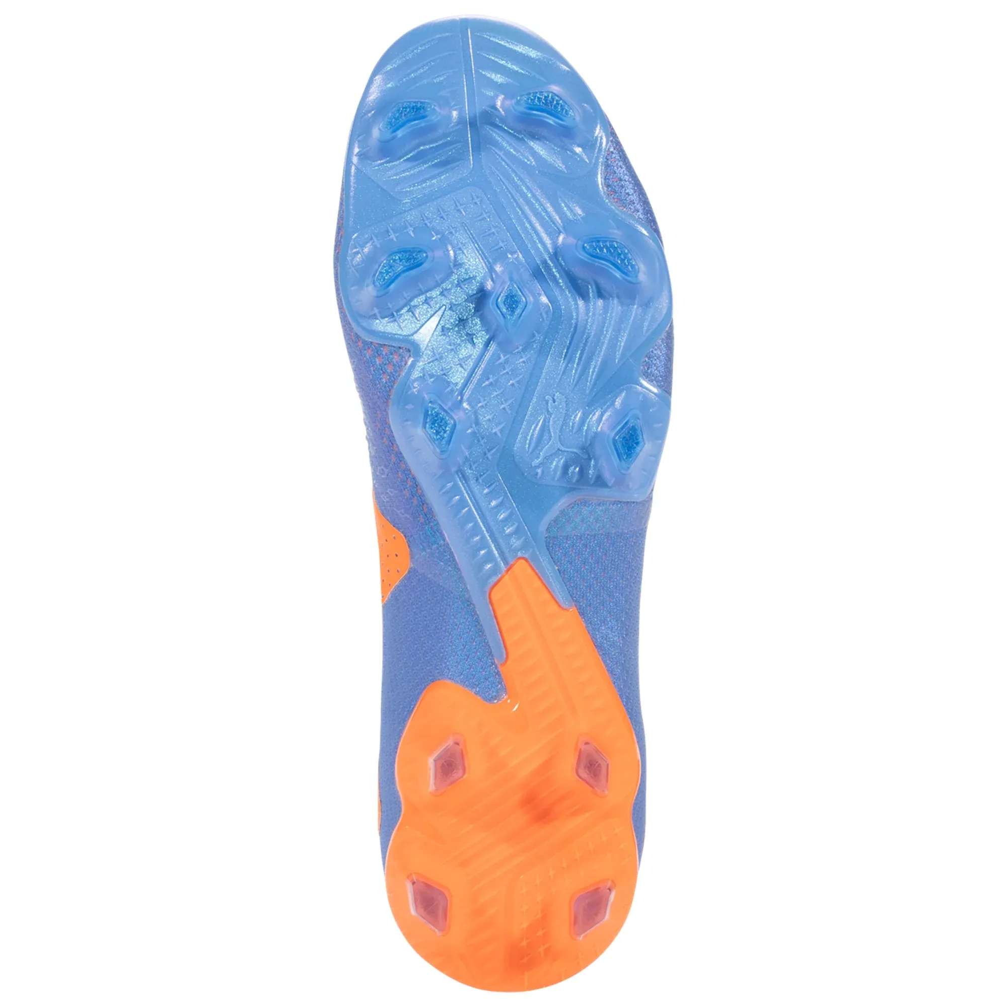 Puma Future Ultimate FG/AG-Blue Glimmer-PUMA White-Ultra Orange