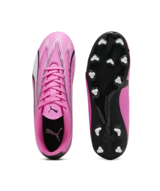 PUMA Junior Ultra Play FG/AG - Poison Pink/White/Black