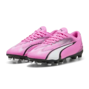 PUMA Junior Ultra Play FG/AG - Poison Pink/White/Black