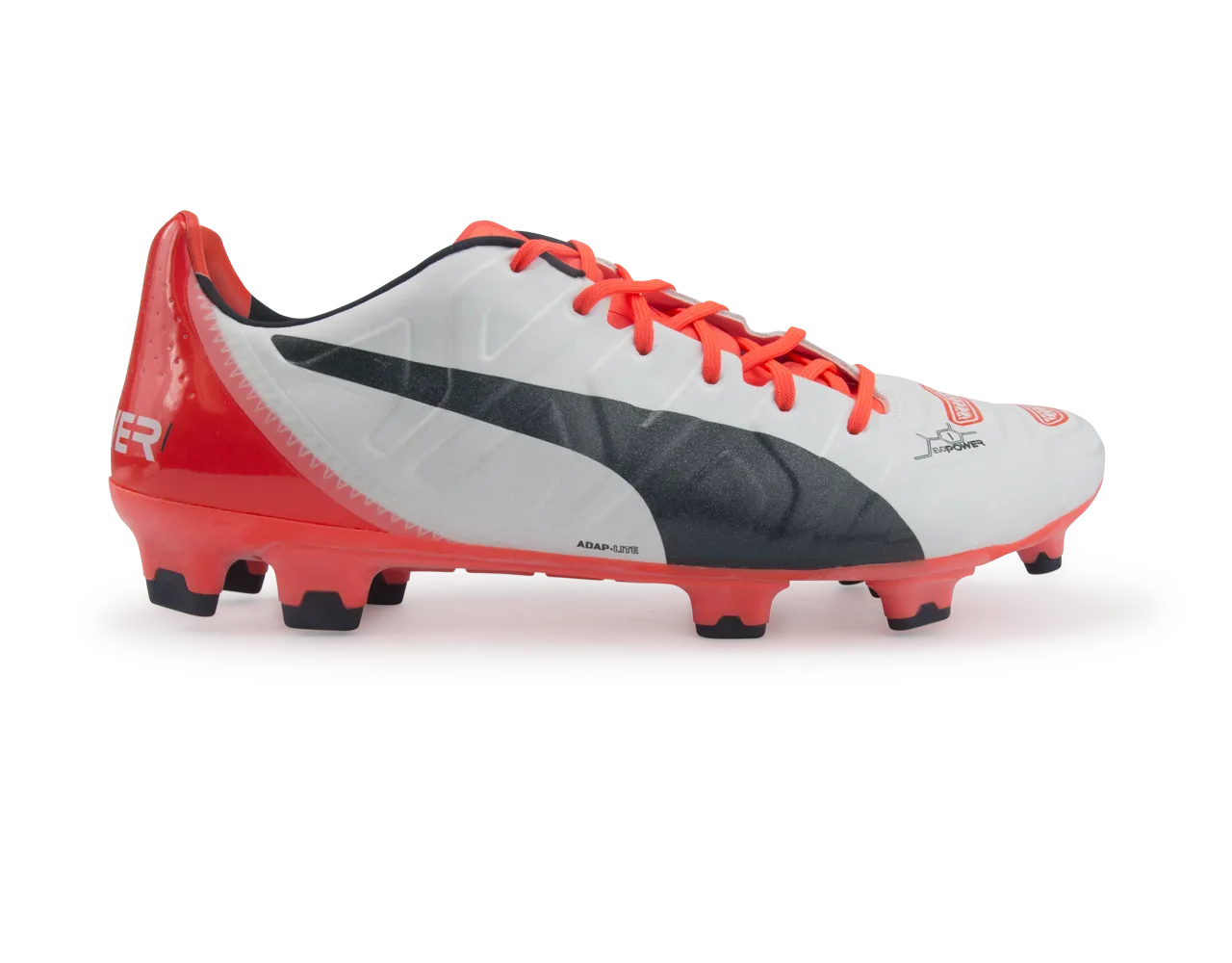 PUMA Men's evoPOWER 1.2 FG White/Total Eclipse/Lava Blast