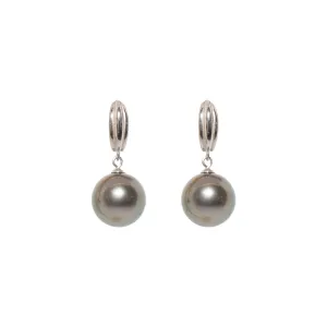 Pure Elegance Tahitian Pearl Silver Drops