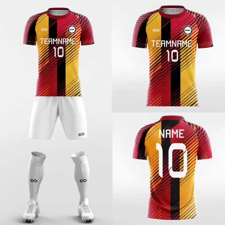 Red Light - Custom Soccer Jerseys Kit Sublimated Design