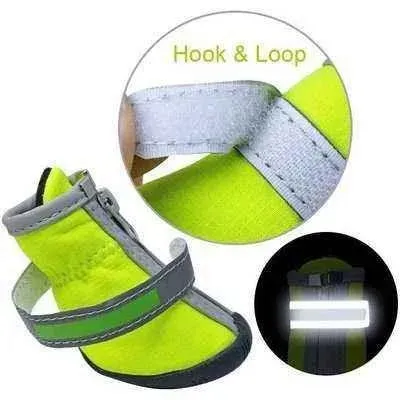 Reflective Winter Dog Boots for Stylish & Safe Pups