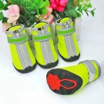 Reflective Winter Dog Boots for Stylish & Safe Pups