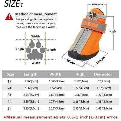 Reflective Winter Dog Boots for Stylish & Safe Pups
