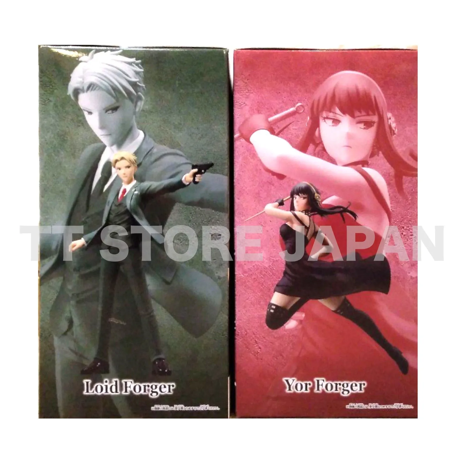Spy x Family Figure Yor Forger Loid Forger Set Vibration Staras Banpresto