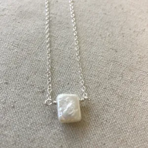Square Pearl Necklace