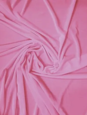 Stretch Velvet Velour Spandex 360 Grams Costume Fabric / Dusty Rose / Sold By The Yard