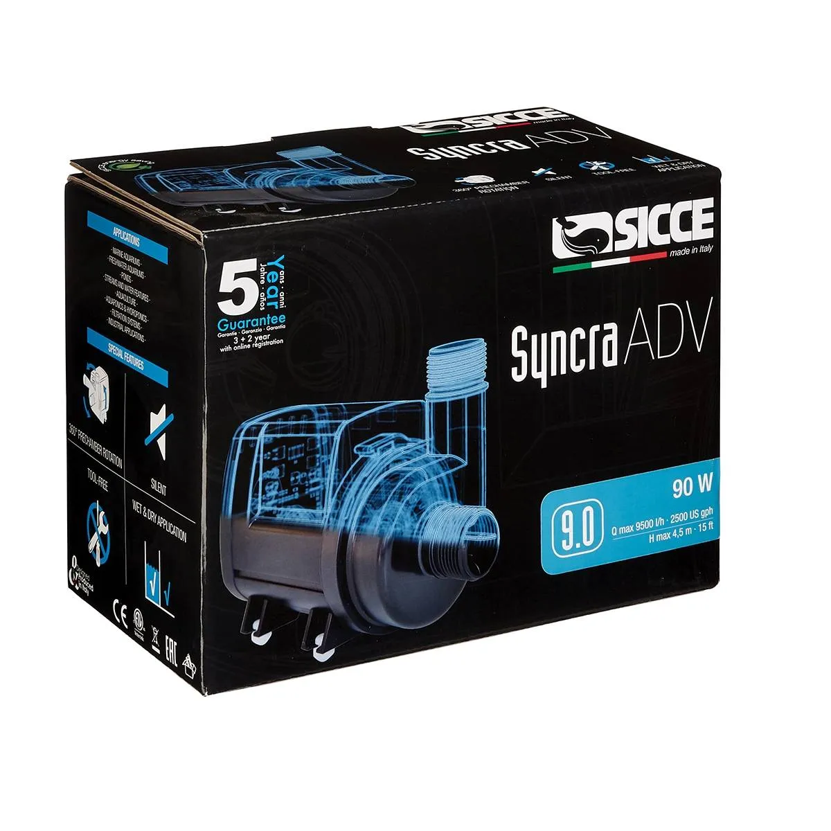 Syncra ADV 9.0 Water Pump - Sicce