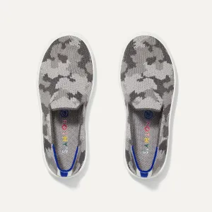 The Kids Sneaker - Grey Camo
