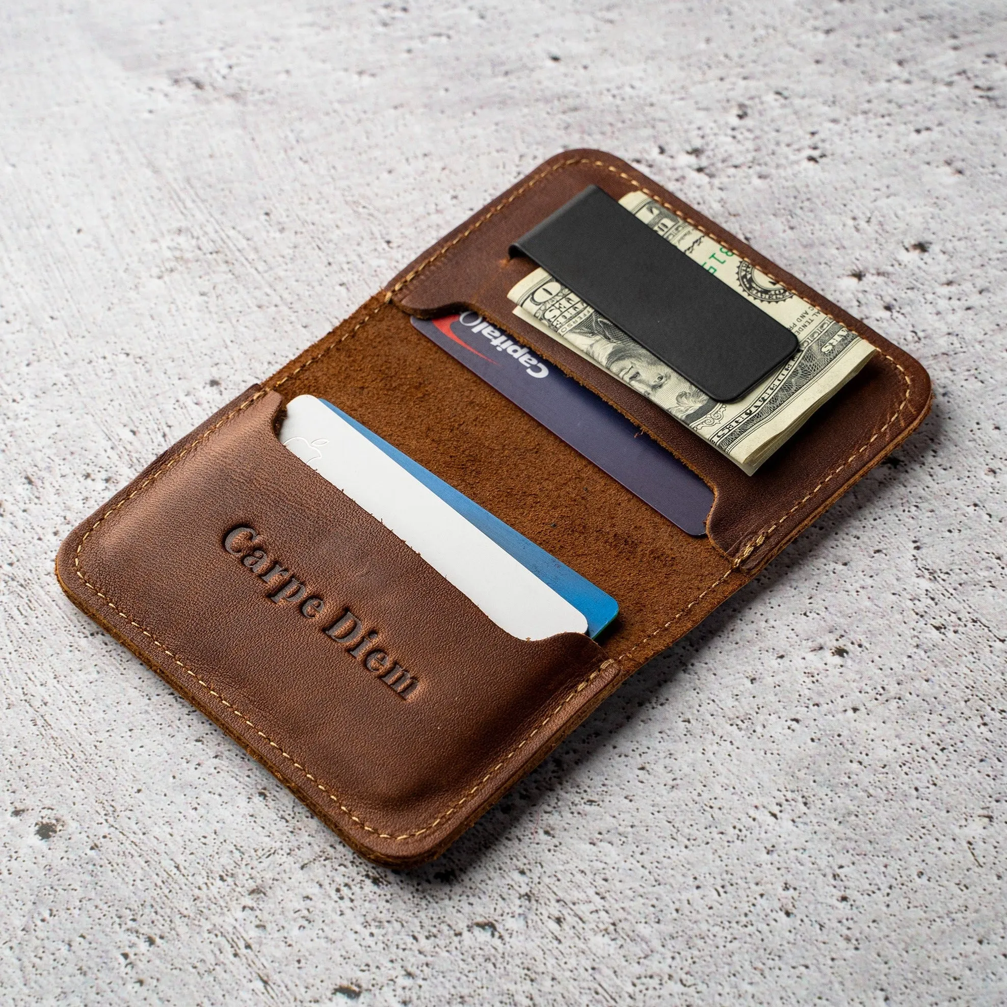 The Officially Licensed  Marine Corps Gates Bifold Money Clip Wallet