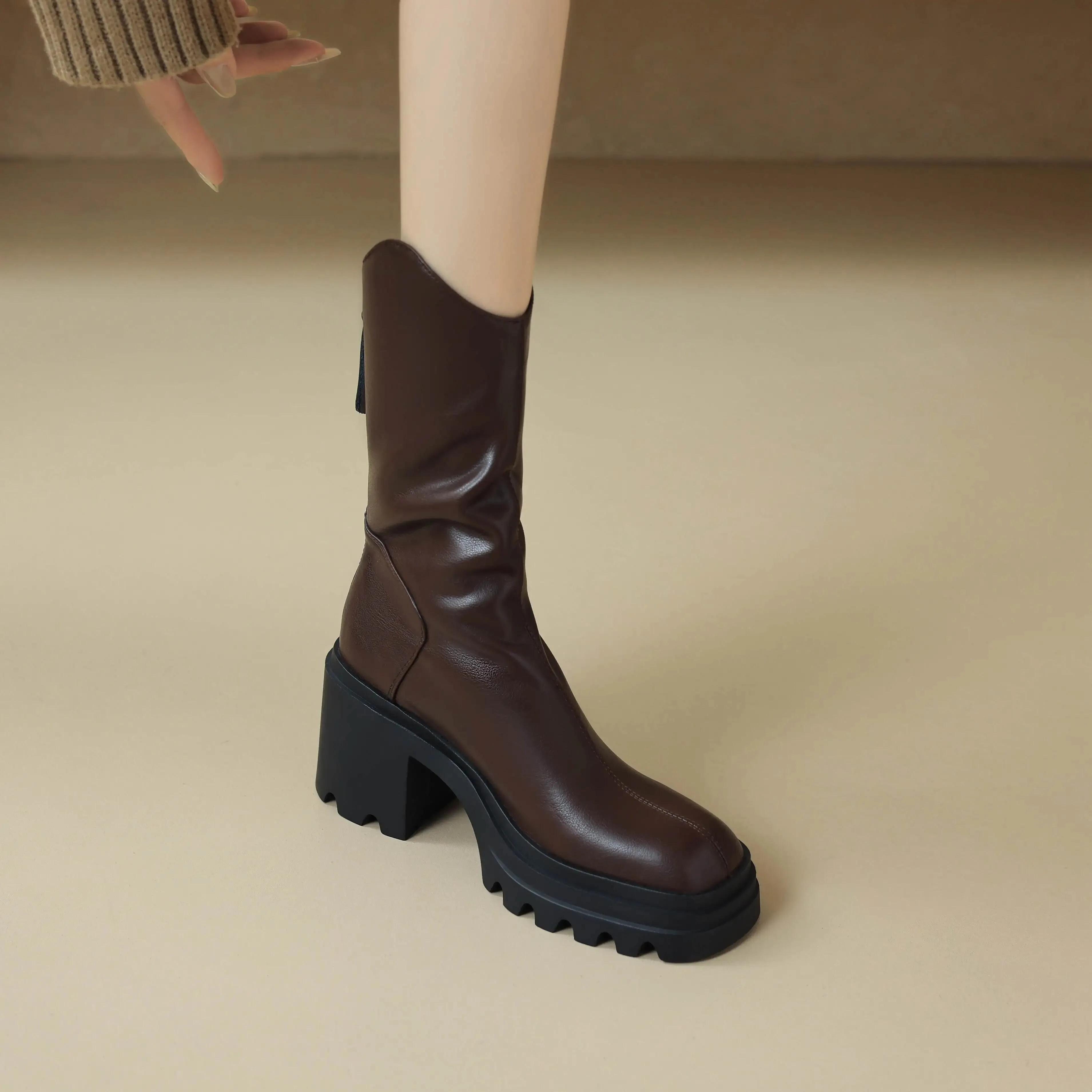 USS Shoes Bruna Women's Mid Calf Boots