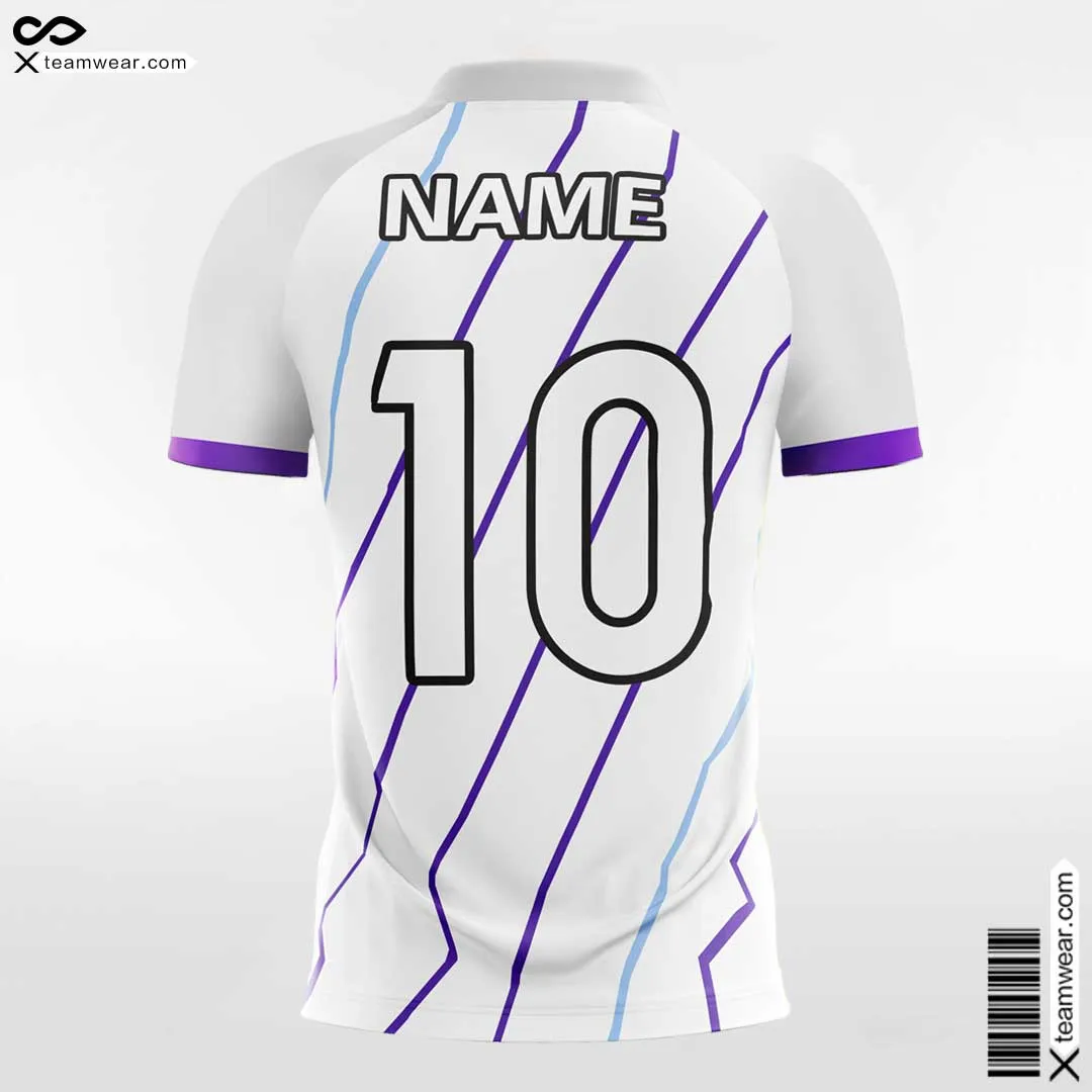 Vintage - Custom Womens Soccer Jerseys White Design Stripe