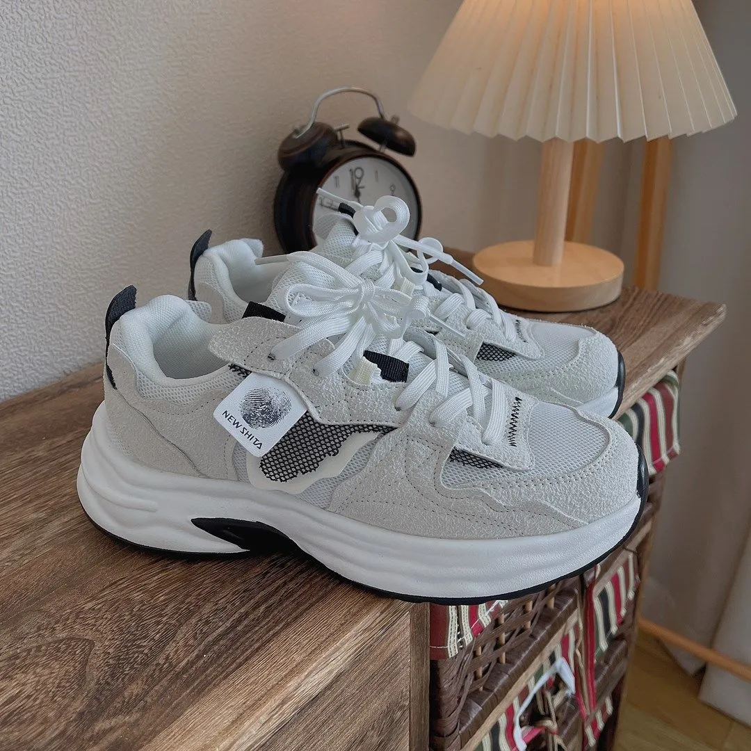 xiangtuibao Retro Sports Shoes 41 Women Summer Women's Casual Shoes 42 Comfortable Ladies Chunky Sneakers 43 Thick Sole Walking Shoes Woman