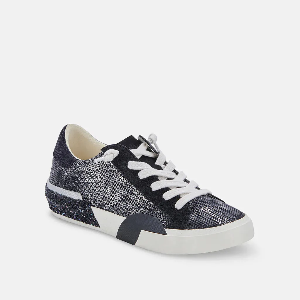 Zina Sneakers - Gunmetal Leather