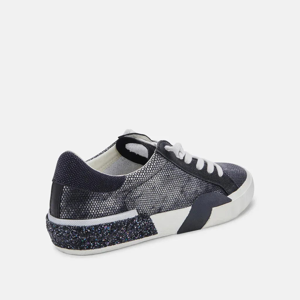 Zina Sneakers - Gunmetal Leather